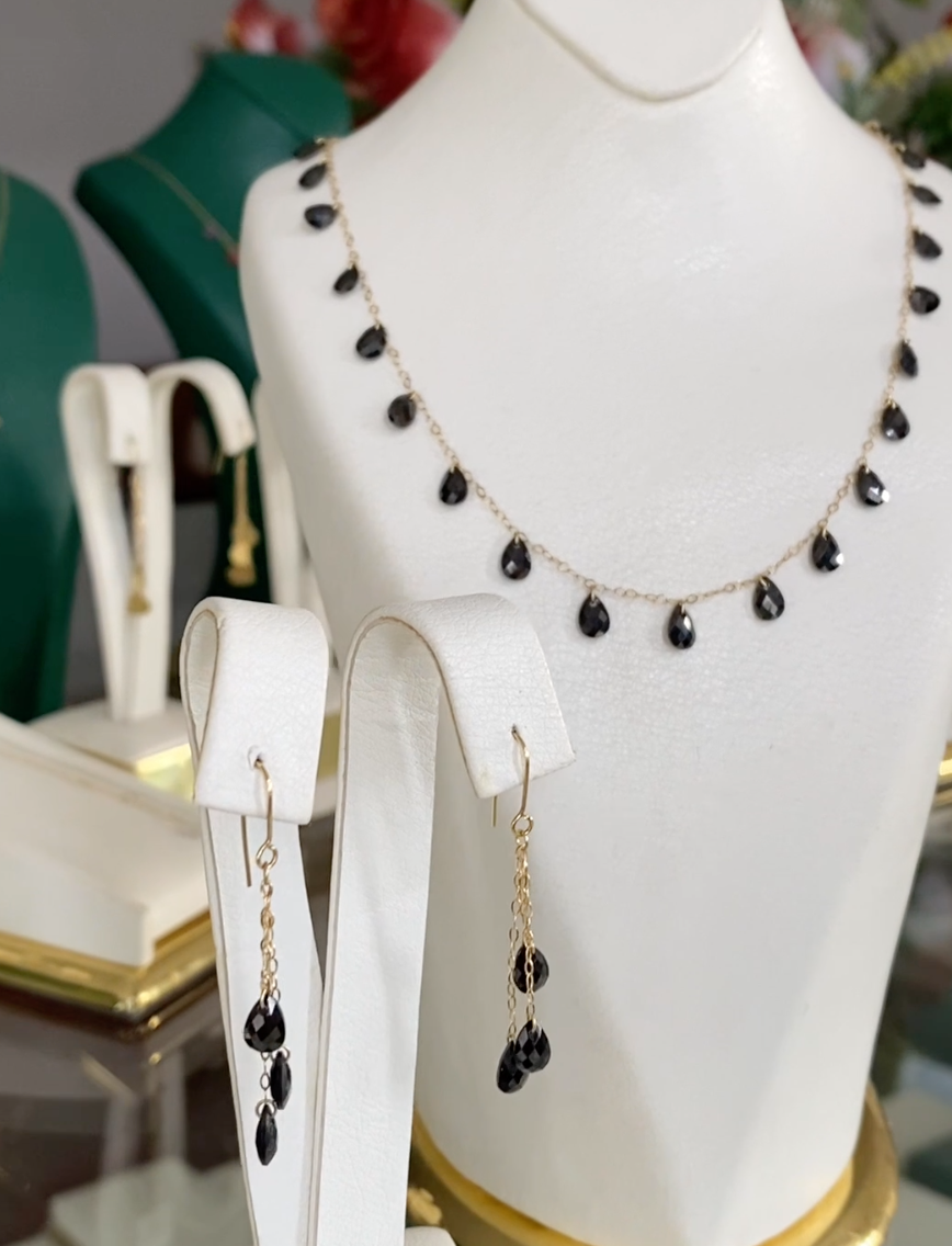 Ensemble en Or 18k - Collier et Boucles D'oreilles [B.FETHI™]