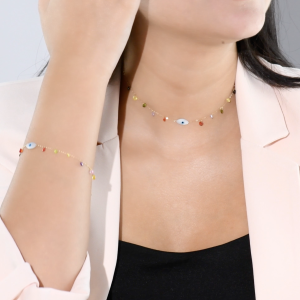 Ensemble en Or 18k - Collier et Gourmette! [B.FETHI™]