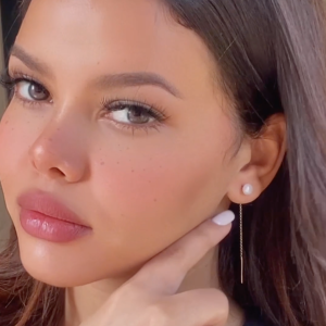 Boucles D'oreilles en Or 18k Avec Pierre Johar Naturelle - L’éclat naturel [B.FETHI™]