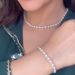 Ensemble en Or 18k Avec des Pierres Johar Naturelles - Collection 2025 [B.FETHI™]