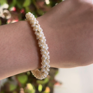 Bracelet Nyris en Or 18k 18k Avec des Petites Pierres de Johar Naturelles [B.FETHI™]
