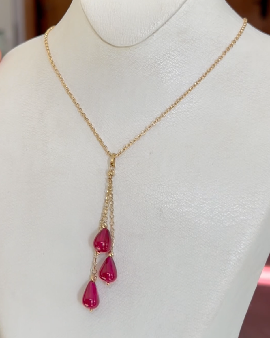 Collier LUNARA en Or 18k - Pierres Naturelles [B.FETHI™]