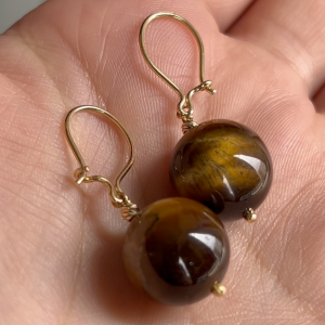 Boucles D'oreilles VALORA en Or 18k - Avec Une Pierre Naturelle [B.FETHI™]