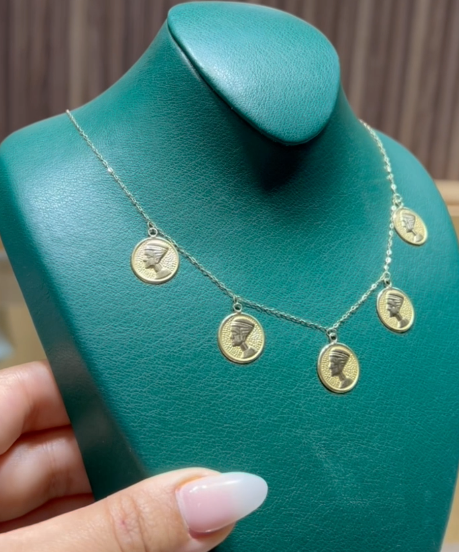 Collier Néfertiti en Or 18k [B.FETHI™]