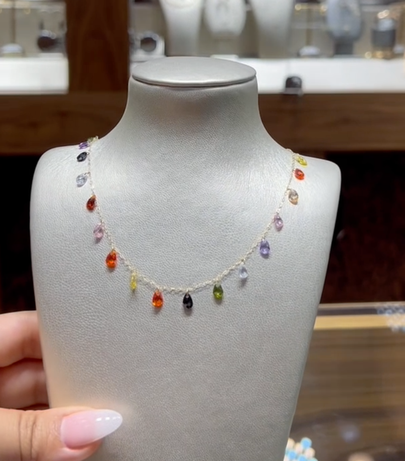 Collier ARC EN CIEL En Or 18k [B.FETHI™]