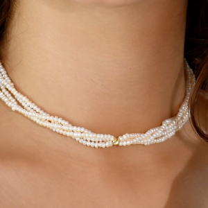Collier Johar Avec Grand boule en Or 19k [B.FETHI™]