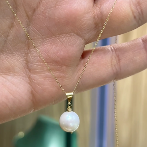 Collier en Or 18k Avec Pierre Johar Naturelle [B.FETHI™]