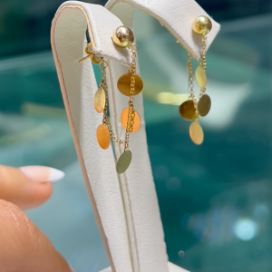 Boucles d’oreilles en Or 18 carats! "Cercles D'Or" [B.FETHI™]