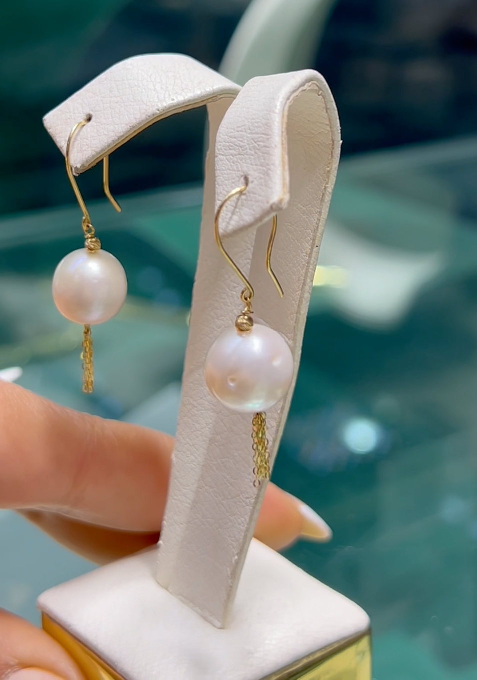 Boucles D'oreilles JOHRA en Or 18k Avec Pierres Johar Authentique 100% [B.FETHI™]