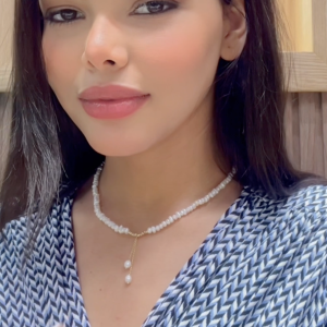 Collier EMMA en Or 18k Avec Pierres Johar Naturelles [B.FETHI™]