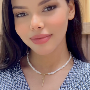 Collier FYRDAWS en Or 18k Avec Pierres Johar Naturelles [B.FETHI™]