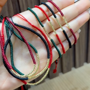 Ensemble Cordon 20 boules en Or 18k - Toutes les couleurs sont disponible! [B.FETHI™]