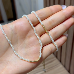 Ensemble Cordon Johar avec des boules en Or 18k [B.FETHI™]