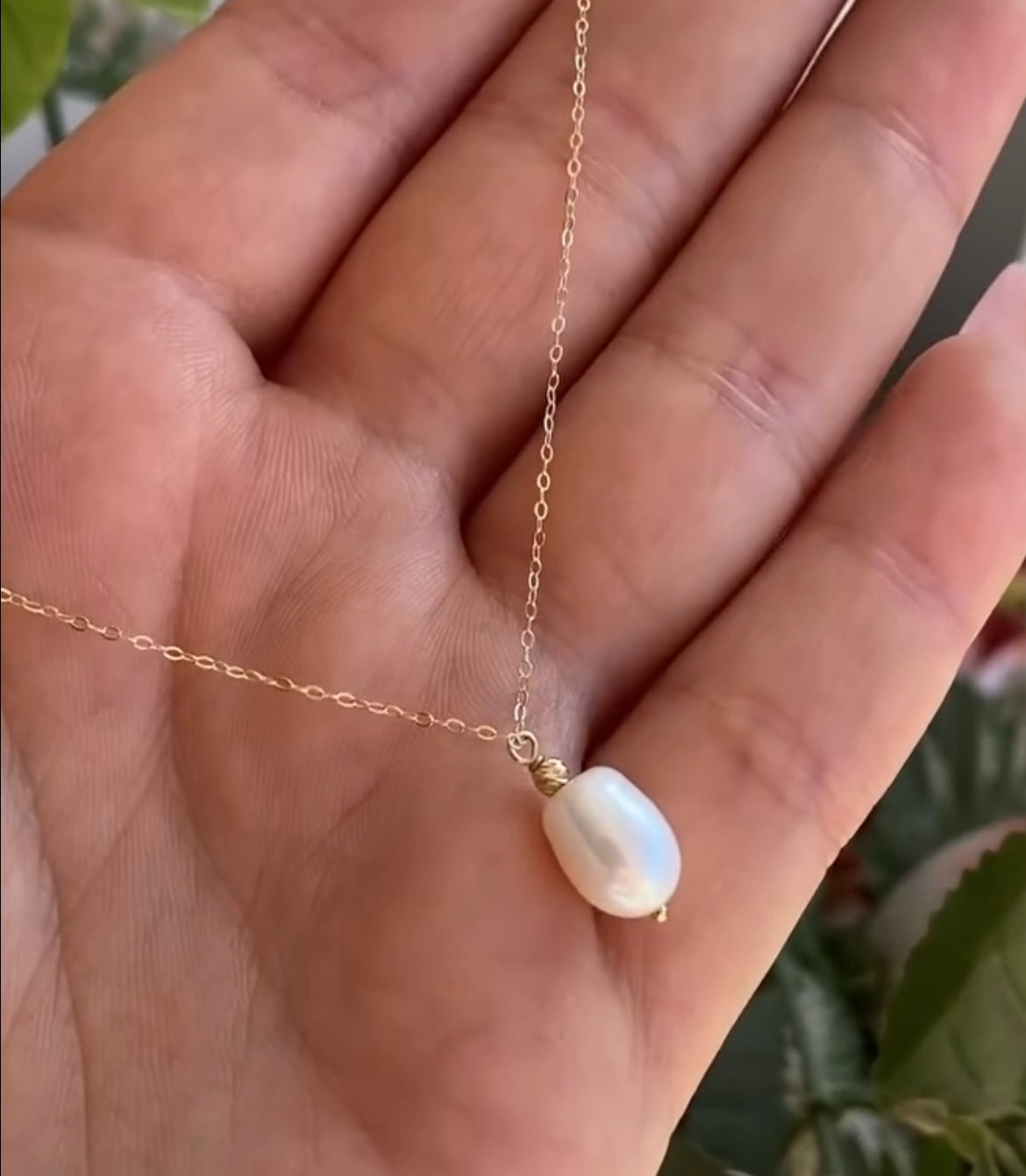 Collier perle en Or18k [B.FETHI™]