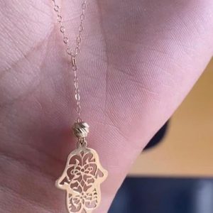 Collier khmisa takhram en Or18k [B.FETHI™]