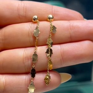 Boucles d’oreilles *khemisa* en Or 18 carats [B.FETHI™]