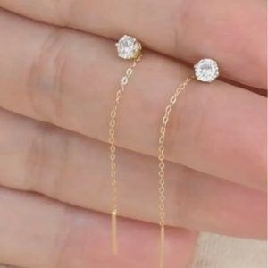 Boucle Goute en Or18k [B.FETHI™]