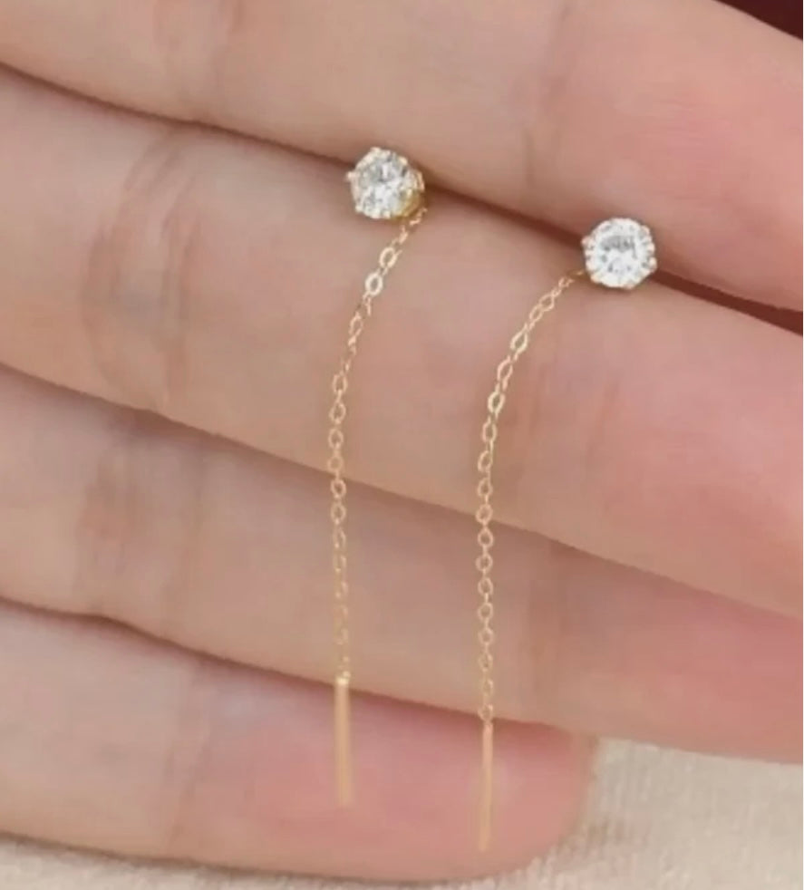 Boucle Goute en Or18k [B.FETHI™]