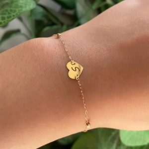 Gourmette personnalisée en or 18 carats [B.FETHI™]