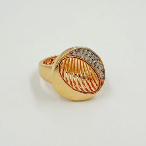 Bague en or rose au motif ajouré [B.FETHI™]