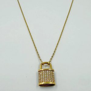Collier Cadenas Pavé en Or Jaune 18K [B.FETHI™]