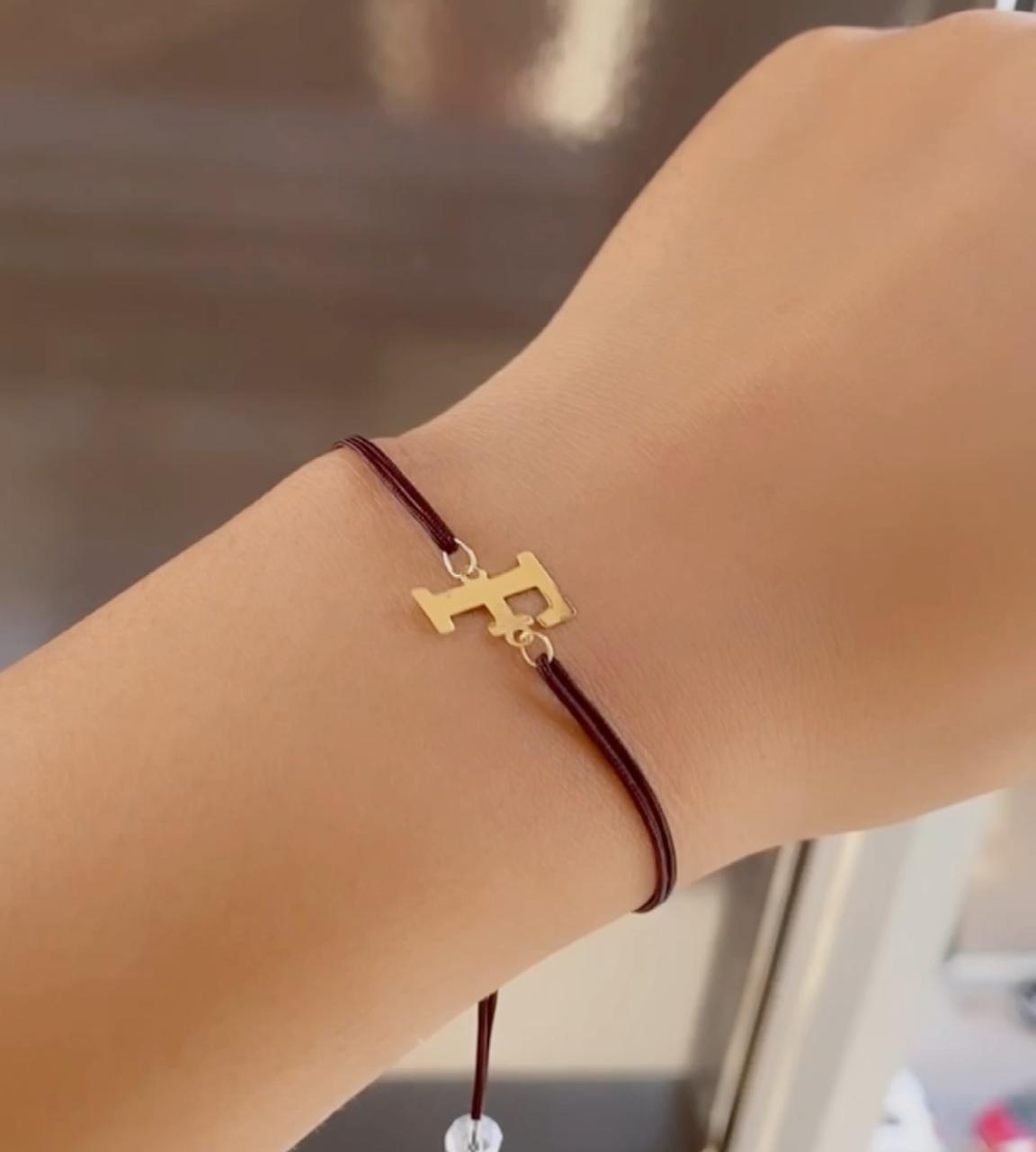 cordon lettre en or18k [B.FETHI™]