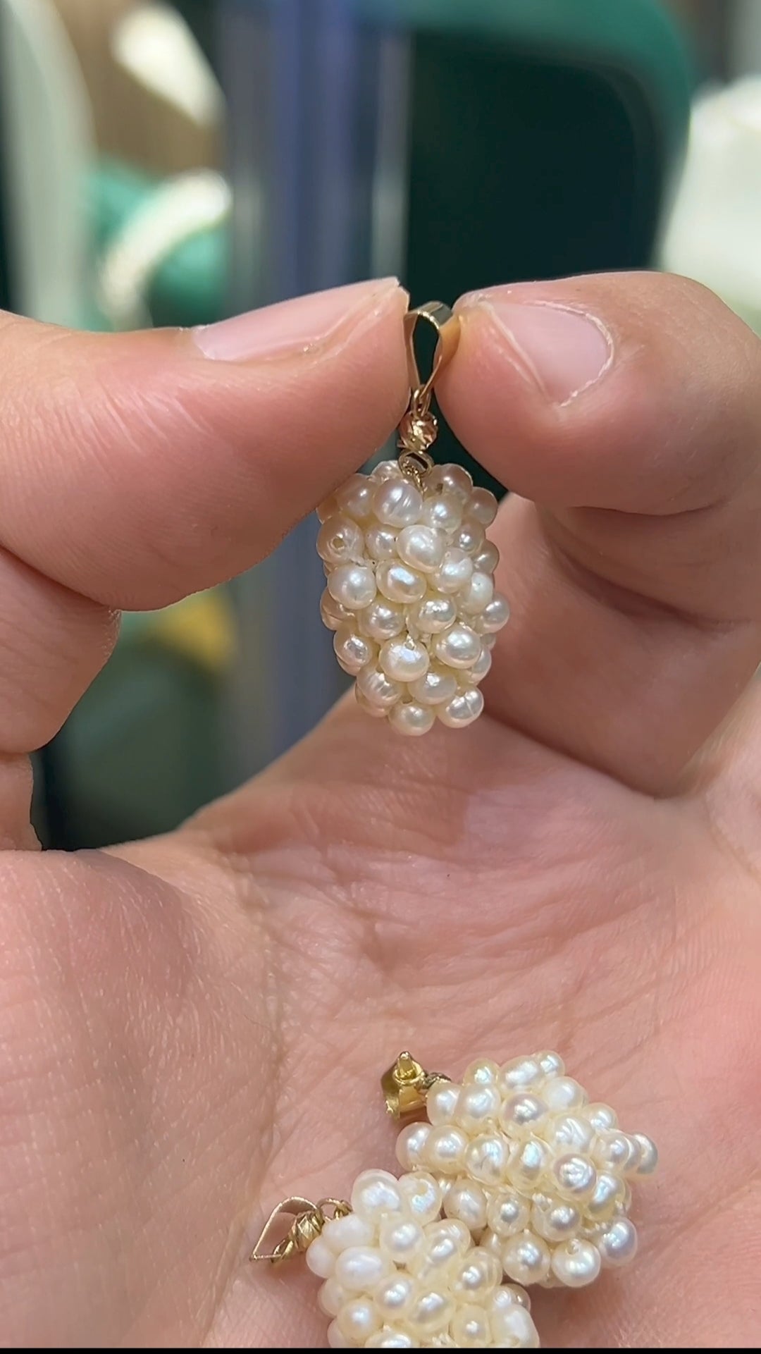 Pendentif jouhar naturelle en or 18k [B.FETHI™]